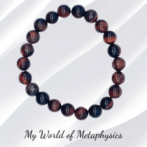 8mm Red Tiger Eye bracelet