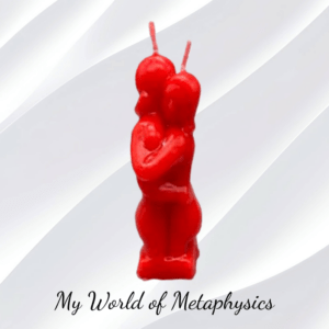 5_ Red Lovers candle