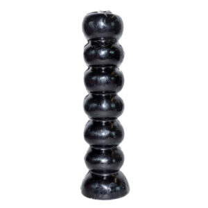 black seven knob candle