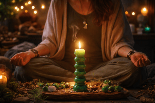 how to use a seven knob candle