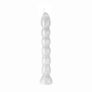 white seven knob candle
